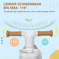 Miniatyrbillede 4 af 10: Rootz Balance Bike - Baby Walker - Småbørnscykel - Justerbar sædehøjde - Whisper Dæk - Sikkert design - Aluminiumslegering og plastik - 56 cm x 27 cm