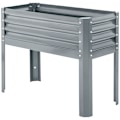 Pikkukuva 1 / 10: Rootz-korotettu kasvien istutuslaatikko - Puutarhaistuin - Korotettu puutarhasänky - Säänkestävä - Ergonominen muotoilu - Helppo koota - 100 cm x 45 c