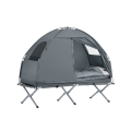 Miniatyrbillede 1 af 11: Rootz All-in-One campingsæt - Pop-up telt - Transportabel lejrseng - Udendørs sovesystem - Slidstærkt Oxford Nylon - Myggebeskyttelse - Nem transport