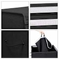 Pikkukuva 6 / 8: Rootz Black Laundry Basket - Pyykkikorit kannella - Taitettava - 69,25 x 39,4 x 5,6 cm