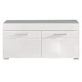 Miniatyrbillede 1 af 11: Rootz Skoskab - Bænk - Højglans - 91 x 42 x 38 cm White