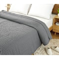 Miniatyrbillede 8 af 8: Rootz Quilt - Sengetæppe - Tæppe - Dyne - Tæppe - Stræk - Grå - 170x210cm