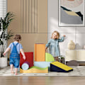 Miniatyrbild 2 av 10: Rootz Soft Building Block Set - Skumblock - Interaktiv leksak - Stimulerar kreativitet - Flerfärgad - 40cm x 40cm x 20cm