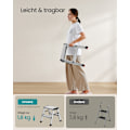Miniatyrbillede 3 af 6: Rootz 2-trins stige - Trintaburet af aluminiumslegering - Trin-foldbar skammel - Skridsikre trin - 45 cm x 35,5 cm x 38 cm