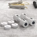 Miniatyrbild 8 av 11: Rootz justerbara hantlar set - vikter - fitnessvikter - Portable & Compact - 7,5 cm x 26,5 cm - Boost Strength & Endurance