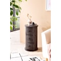 Miniatyrbillede 3 af 7: Rootz Modern kommode - Skænk - Opbevaringsskab - Mangotræ - Unik korn - Massivt træ - Sort - 34cm x 65cm x 34cm