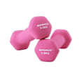 Miniatyrbild 1 av 5: Rootz Hantlar - Set med 2 - Rosa - Dam - 2x 0,5 kg - Strykjärn - Belagd