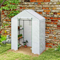 Pikkukuva 8 / 11: Rootz Walk -in Greenhouse, jossa hyllyt - mini -Greenhouse - UV -resistentti - Optimaalinen ilmanvaihto - 143L x 74B X 190H CM