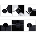 Miniatyrbillede 7 af 10: Rootz Garderobe Click System - 14 rum - Plast - Tøj - Garderobe med ophængningsskinner - 143 x 36 x 178 cm
