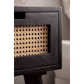 Miniatyrbillede 6 af 7: Rootz Modern Sengebord - Natbord - Skuffeskab - Wienerfletning - Håndlavet - Naturligt trækorn - 40cm x 60cm x 30cm