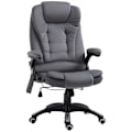 Miniatyrbillede 1 af 10: Rootz Vinsetto kontorstol med massage- og varmefunktion - Ergonomisk stol - Højdejusterbar stol - 6 vibrationsmassagepunkter - Nem mobilitet - Justerb