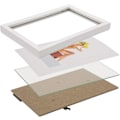 Miniatyrbillede 6 af 8: Rootz billedrammersæt - Fotorammer - Displayrammer - Alsidige hængende eller stående - Holdbar plastik og glas - Elegant design - Forskellige størrels