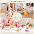 Miniatyrbild 7 av 8: Rootz 3-delade sittplatser för barn - Montessoribord och stolar - Molnformat ryggstöd - Säkerhetsfunktioner - Utrymmesbesparande design - 50 cm x 44 c