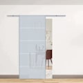 Miniatyrbillede 8 af 9: Rootz glasdør - skydedør - glasskydedør - 900 X 2050 mm