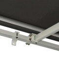 Miniatyrbillede 6 af 8: Rootz Awning - Articulated Arm Awning - Cassette Awning - Remote Control Awning - Aluminum - Grey - 4.95x3m