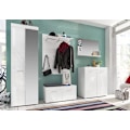 Miniatyrbillede 5 af 11: Rootz Skoskab - Bænk - Højglans - 91 x 42 x 38 cm White