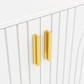 Miniatyrbild 5 av 11: Rootz White Sideboard - Buffet Cabinet - Lagringsenhet - Elegant design, enkel rengöring, MDF, 152 cm x 40 cm x 75 cm