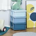 Miniatyrbillede 4 af 7: Rootz barnesædebænk med opbevaringsplads - Blå - Pp - 14,57 cm x 14,57 cm x 22,24 cm