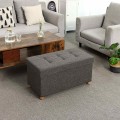 Pikkukuva 5 / 7: Rootz Hocker - Pouf - Säilytystila - Tummanharmaa - 76 x 38 x 40 cm