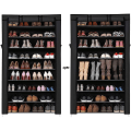 Miniatyrbillede 5 af 6: Rootz Skostativ - Skoskab - 10 niveauer - Stof - 40 par sko - Sort - 88 x 28 x 160 cm