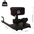 Miniatyrbillede 3 af 11: Rootz Knæ Trainer - Sort - Stål, Eva - 19,69 cm x 38,19 cm x 22,64 cm