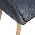 Miniatyrbillede 8 af 9: Rootz Ergonomic Chair - Kontorstol - Lounge Chair - Komfortabel linnedpolstring - Holdbare massive træben - Alsidigt design - 40cm x 40cm x 82cm