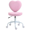 Miniatyrbillede 4 af 7: Rootz Skrivebordsstol - Stol drejelig - Stol Computer - Stol - Stolesæde - Pink - 40 x 50 x 79-89 cm