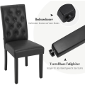 Miniatyrbild 8 av 8: Rootz Matsalsstolar - Köksstolar - Bekväma sittplatser - Ergonomisk design, enkelt underhåll, hög hållbarhet - konstläder och massivt trä - 44cm x 99c