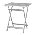 Miniatyrbillede 7 af 10: Rootz Foldebord - Sammenklappeligt skrivebord - Bærbart stativ - Campingpladsdisk - Udendørs overflade - Kompakt bordplade - Utility Board - Sølv - 50