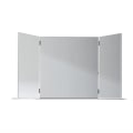 Miniatyrbillede 1 af 2: Rootz Spejl - 3 Spejle - Hvid - 100 x 67 x 15 cm
