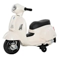 Miniatyrbillede 7 af 7: Rootz VESPA - Elmotorcykel - Børnemotorcykel - Elbil - LED lys - Metal - Hvid - 66,5 x 38 x 52 cm