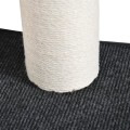 Miniatyrbild 4 av 7: Rootz Skrapstolpe - Väggskrapstolpe - Kattklättring - Väggskrapstolpe - Kattmöbler - För väggklätterkul - För katter - Trä - Ljusgrå/Beige - 66 x 28 x