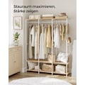 Miniatyrbillede 3 af 7: Rootz Tøjstativ Organizer - Beklædningsstativ - Garderobeopbevaring - Stålspånplade - 40 cm x 141 cm x 180 cm