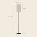 Miniatyrbild 3 av 11: Rootz Modern Floor Lamp - Belysning fixtur - Illumination Stand - Fotomkopplare bekvämlighet - 25ø x 161,5H cm