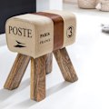 Miniatyrbillede 1 af 7: Rootz Turnbok Taburet - Bænk - Bænk - Gymnastikskammel - Springbok - Canvas - Læder - Træ - Brun