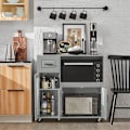 Miniatyrbillede 3 af 8: Rootz Køkkenskab Skænk - Entreskab - Køkkenvogn - MDF-konstruktion - Justerbar hylde - Mobilt design - 89cm x 89cm x 40cm