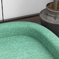 Miniatyrbillede 5 af 6: Rootz Hundeseng - Tyk pude - Hundesofa - Elegant design - Pet Sofa - Eukolyptus - Polyester-MDF - Grøn - 68L x 68W x 35H cm
