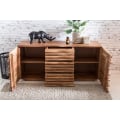 Pikkukuva 5 / 7: Rootz 160 x 75 x 43 cm Wood Acacia Natural - Maalaistyylinen lipasto ja ovet - Eteisen kaappikaappi