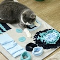 Miniatyrbillede 8 af 10: Rootz Sniffing Mat til kæledyr - Slow Feeder Mat - Interaktivt legetøj - Polyesterstof - Understøtter bedre fordøjelse - 74 cm x 50 cm x 5 cm