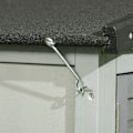 Miniatyrbillede 5 af 7: ROOTZ GULV -STÆGT RABBIT STABEL - BUNNY HUS - Udendørs kabinet - Solid træ - 150 x 52 x 68 cm - Holdbar og rummelig