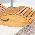 Miniatyrbild 7 av 9: Rootz gungstol - Gungstol i trä - Ergonomisk trädgård - Solstol S-form - Granträ - Furu - Teak - 130L x 60W x 60H cm