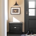 Miniatyrbillede 2 af 6: Rootz skoskabsbænk - skovælger - skobeholder - kompakt design - alsidig opbevaring - komfortabel siddeplads - 61 cm x 51 cm x 24 cm