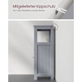 Miniatyrbild 7 av 8: Rootz Dove Grey Badrumsskåp - MDF-möbler - Förvaringsorganisator - Justerbar hylla - 30 cm x 60 cm x 80 cm - Lättvikt 12,2 kg