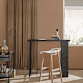 Pikkukuva 3 / 8: Rootz Modern Baaripöytä - Keittiöpöytä - Ruokapöytä - Tukeva MDF- ja metallirunko - Säädettävät jalat - Tilava säilytystila - 120cm x 105cm x 50cm