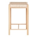 Miniatyrbild 3 av 3: Rootz Abano Counter Chair - Barstol - Wicker Seat - Hållbar design - 42x42x66,5 cm