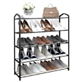 Miniatyrbillede 6 af 7: Rootz Skostativ - Fodtøjsarrangør - Skostativ - Skoopbevaring - Fodtøjsholder - Skotårn - Skodisplay - Grå - 31,5x8,1x2,6 tommer