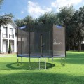 Miniatyrbillede 2 af 8: Rootz Trampolin Med Sikkerhedsnet - Trampoliner - Have - Sort/Blå - Ø 305