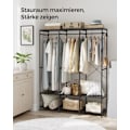 Miniatyrbillede 3 af 7: Rootz Tøjstativ - Organizer - Garderobestativ - Stålspånplade - Heavy Duty - 40 cm x 141 cm x 180 cm