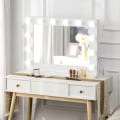 Miniatyrbillede 2 af 7: Rootz Hollywood Mirror Lighting - Touch Control - Hukommelsesfunktion - 12 dæmpbare - Led lamper - Hvid - 80 x 60 cm