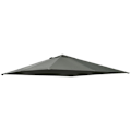 Miniatyrbild 5 av 5: Rootz Gazebo Roof - Ersättningstak - Gazebo Cover Shade - Gazebo Canopy - Polyester - Mörkgrå - 3m x 3m